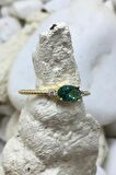 GREEN TOPAZ MİNİMAL YÜZÜK - AK831