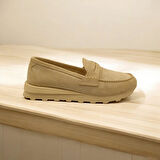 Carle Bej Süet Günlük Ayakkabı