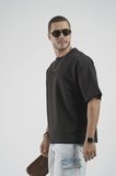 Oversize Kalıp Basic %100 Pamuklu Erkek Tişört