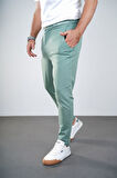 Kingbrich Beli Lastikli Baskılı Cepli Slim Fit Kalıp Erkek Alt Eşofman