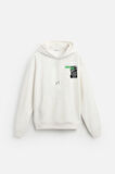Kapuşonlu Everything Baskılı Oversize Kalıp Hoodie