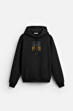 Kapuşonlu Dont Need Reason Baskılı Sweatshirt