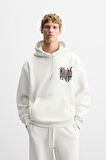 Kapuşonlu Play The Game Baskılı Unisex Hoodie