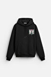 Kapuşonlu So What Baskılı Oversize Kalıp Unisex Hoodie