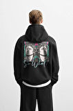 Kapuşonlu So What Baskılı Oversize Kalıp Unisex Hoodie