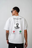 Oversize Kalıp Pablo Escobar is Calling Baskılı Unisex Tişört