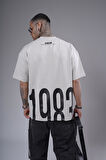 Oversize Kalıp 1983 Yazılı Baskılı Unisex Tişört