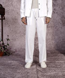 Baggy Kalıp Önü Çıma Detaylı Erkek Gabardin Pantolon