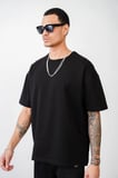 Bisiklet Yaka Battal Boy Oversize Kalıp Basic Tişört