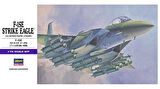 Hasegawa E10 540 1/72 Ölçek, F-15E Strike Eagle, Savaş Uçağı Plastik Model Kiti