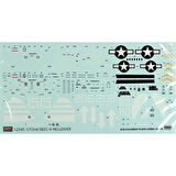 Academy 12545 1/72 Ölçek, U.S. Navy SB2C-4 (Operation Iceberg) Savaş Uçağı, Plastik Model kiti