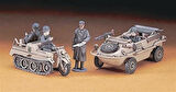 Hasegawa MT13 31113 1/72 Ölçek, Schwimmwagen & Kettenkrad Askeri Araç, Plastik Model Kiti