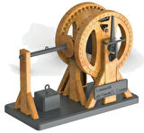 Academy 18175 Da Vinci Çıkrıklı Vinç, Plastik Model kiti