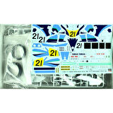 Hasegawa 21708 1/12 Ölçek, Yamaha YZR500 1989 (Limited Edition) Motosiklet Plastik Model Kiti