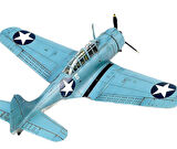 Academy 12335 1/48 Ölçek, USN SBD-2 (Midway) Savaş Uçağı, Plastik Model kiti