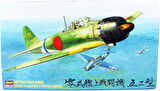 Hasegawa JT23 19123 1/48 Ölçek, MitsubishiI A6M5 Zero Fighter Type 52 (Zeke), Savaş Uçağı Plastik Model Kiti