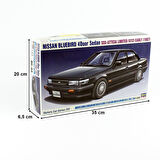 Hasegawa HC33 21133 1/24 Ölçek, Nissan Bluebird 4-Door Sedan SSS-Attesa Limited (U12) 1987, Otomobil Plastik Model Kiti
