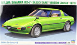 Hasegawa HC43 21143 1/24 Ölçek, Mazda Savanna RX-7 (SA22C) Limited, Otomobil Plastik Model Kiti