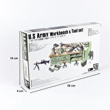 AFV Club AF35302 1/35 Ölçek, US Army Workbench & Tool Set, Plastik Model kiti
