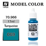 Vallejo 70966 18 ml. (69) Turquoise-Matt, Model Color Serisi Model Boyası