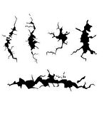 Vallejo ST-TX001 1/35 Duvar Çatlağı Desenli Esnek Boya Şablonu