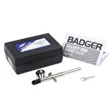 Badger 100-5 Üstten Besleme, İnce Nozul, 4.75 ml. Büyük Hazneli, Çift Tetikli Boya Tabancası