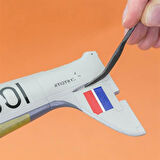 Vallejo T03003 Eğik Uclu Eğe Seti, 10 Adet