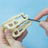 Vallejo T03003 Eğik Uclu Eğe Seti, 10 Adet