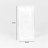 Vallejo HS121 Dikdörtgen 9 Hazneli Plastik Boya Paleti, 18x8,5 cm.