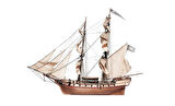 Occre 13600 1/80 Ölçek, Corsair, 75 cm. Yelkenli Korsan Gemisi, Ahşap Model Kiti