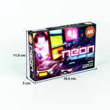 AK 11610 6x17 ml. Neon Renkleri, Akrilik Model Boyası Seti