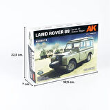 AK 35013 1/35 Ölçek, Land Rover 88 Series IIA (Steyşın Vagon), Askeri Araç Plastik Model Kiti