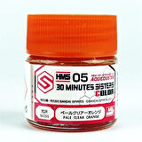 Mr.Hobby HMS-05 10 ml. 30 Minutes Sisters Colors, Pale Clear Orange, Aqueous Serisi Model Boyası
