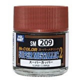 Mr.Hobby SM-209 10 ml. Super Copper, Metallic Colors-II Serisi Model Boyası