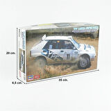 Hasegawa 20685 1/24 Ölçek, YPF Lancia Super Delta (1992 Acropolis Rally),(Limited Edition) Yarış Aracı Plastik Model Kiti