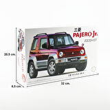 Fujimi ID-116 04672 1/24 Ölçek, Mitsubishi Pajero Jr ZR-II, (Cam Boyama Maskesi ile), Otomobil Plastik Model Kiti