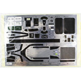 Fujimi C-NX-1 06609 1/24 Ölçek, Toyota Vellfire ZA G Edition (Black), Minibüs Plastik Model Kiti