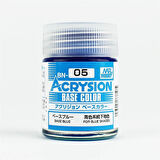 Mr.Hobby BN-05 18 ml. Base Blue, Acrysion Serisi Model Boyası