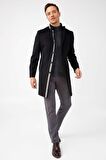 ERKEK SİYAH SLIM FIT / DAR KALIP STD KABAN