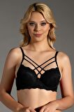 Dantel Tasarım Basic Desteksiz Sütyen | New Bra 1731
