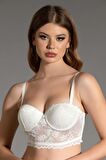 Dantelli Destekli Bustiyer | New Bra 3022