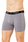 Erkek Modal Boxer Gri | Kompedan K11256 