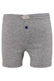  Erkek Çocuk Boxer Gri-Melanj | Kompedan K31223