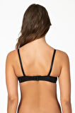 Straplez Dolgulu Sütyen | Siyah 1110P