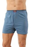  Erkek Şardonlu Boxer Mavi | Kompedan K0041
