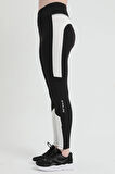 Kadın Ultra Slim Plates Tayt | Siyah 22024