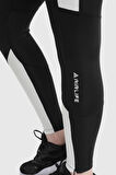 Kadın Ultra Slim Plates Tayt | Siyah 22024
