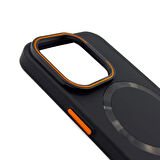 Iphone 15 Pro Max Suvin Stantlı Kılıf - Siyah