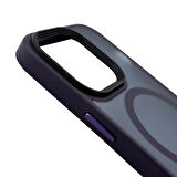Iphone 14 Pro Max Solis MagSafe Kılıf - Mor 