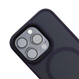Iphone 14 Pro Max Solis MagSafe Kılıf - Mor 